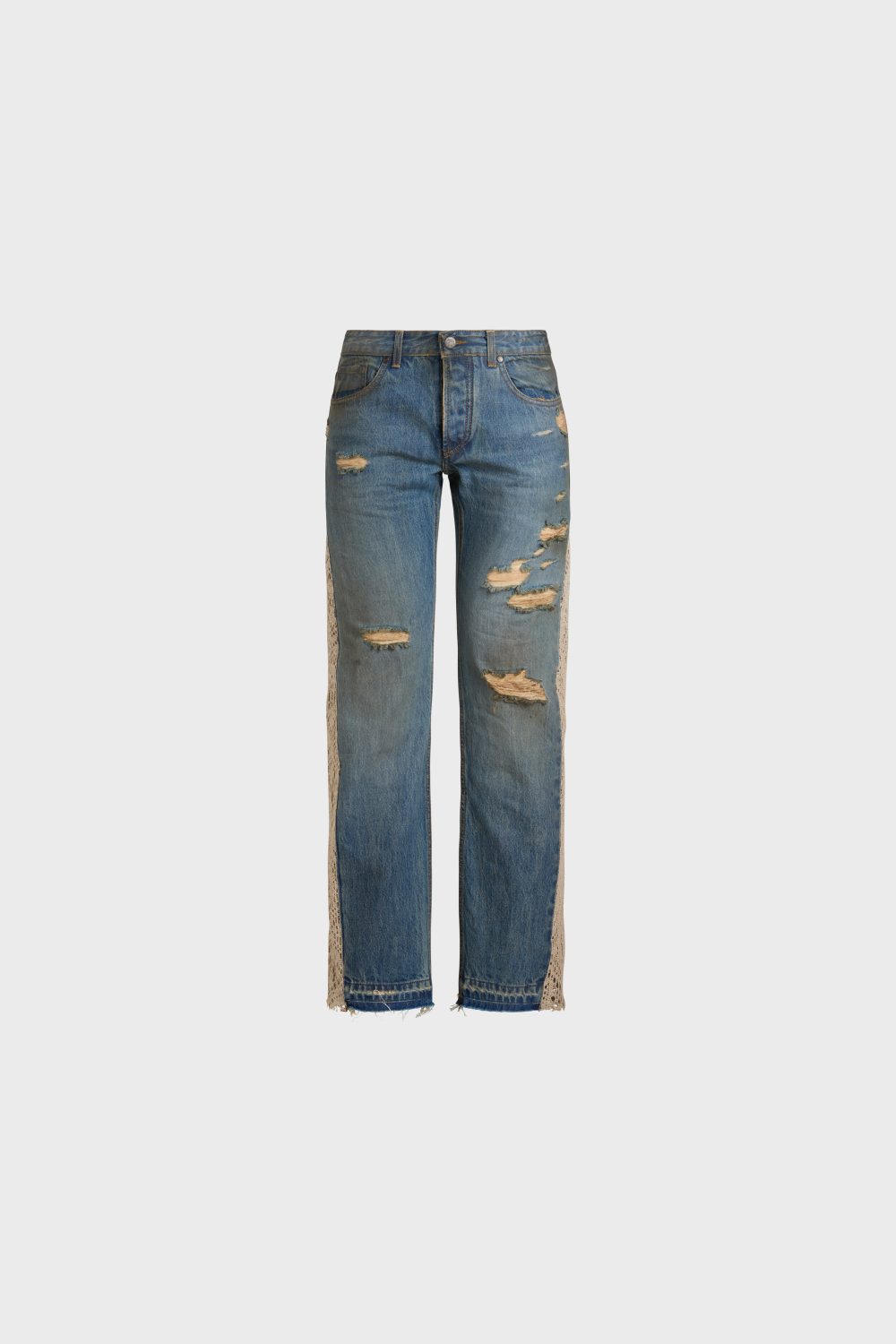 Denim flared pant old wash