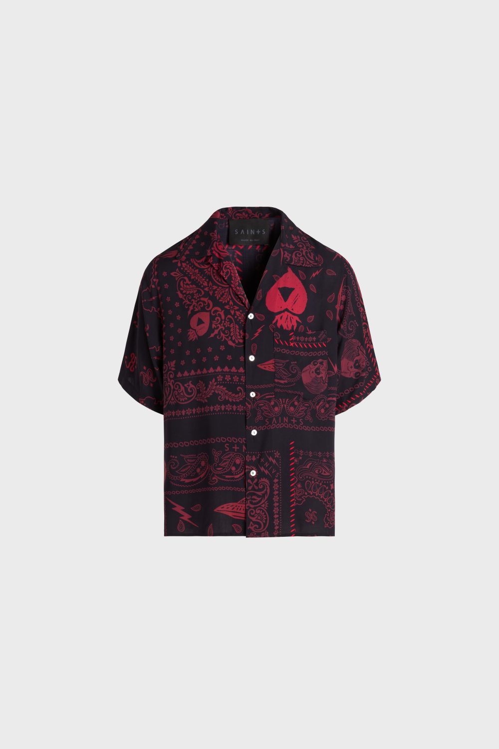 Patchwork bandana shirt