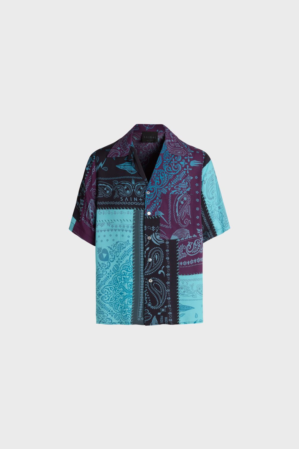 Patchwork bandana shirt