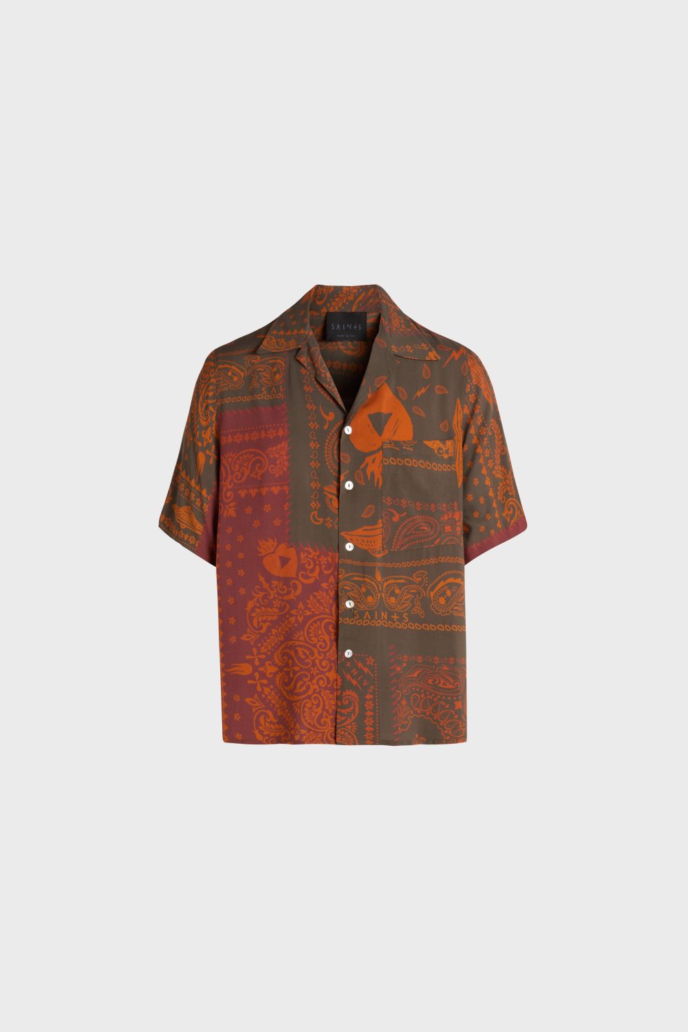 Patchwork bandana shirt